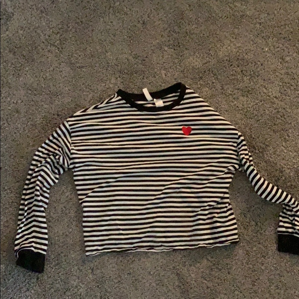 Striped long sleeve shirt